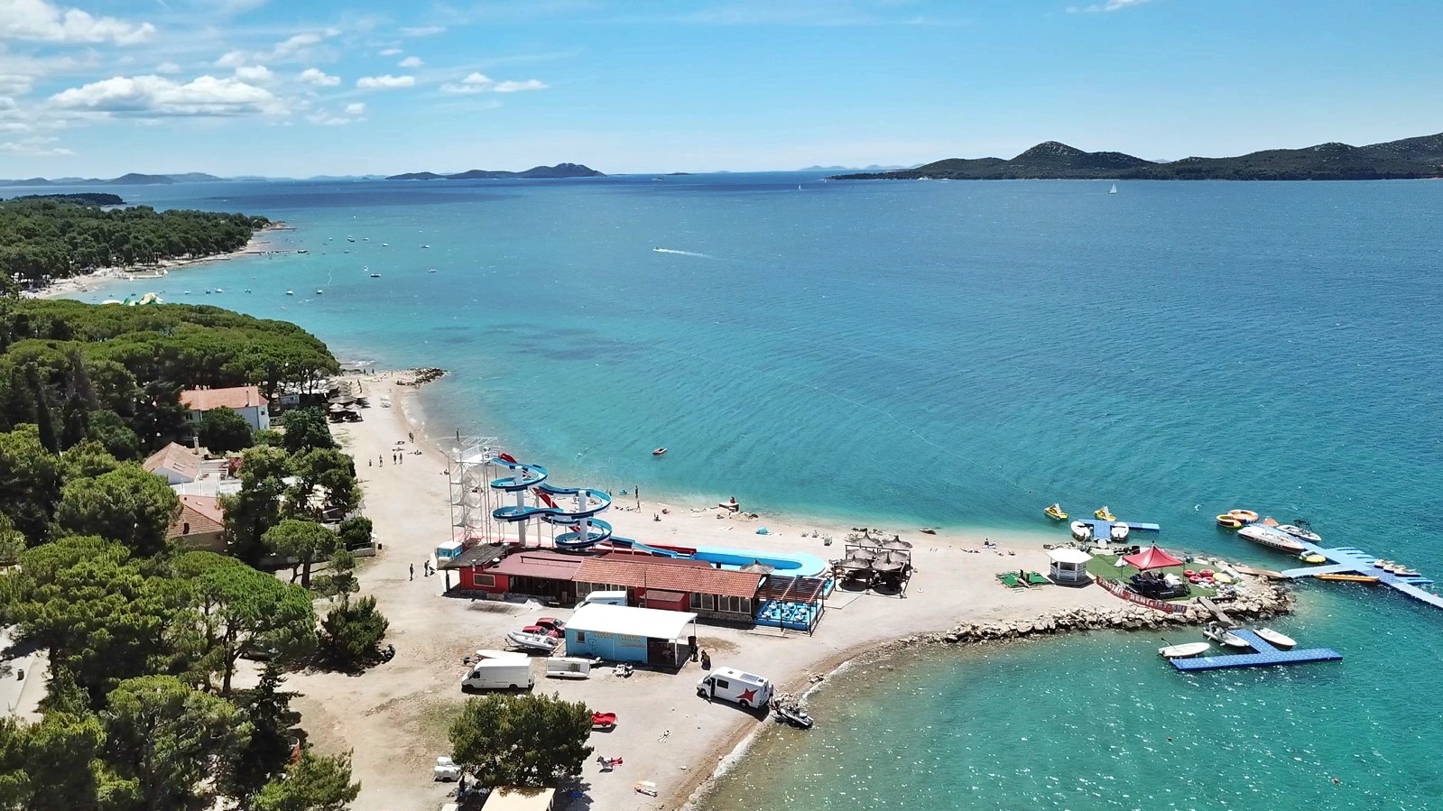Biograd na Moru leteck&yacute; pohled.